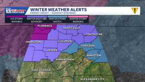 Tracking heavy rain this weekend as winter storm impacts North Alabam…