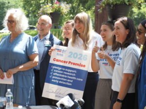 Trone Garriott calls for public option, restoring Medicaid funding at…