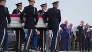 Trump claims fallen soldiers said ‘we cannot let Iran have a nuclear …