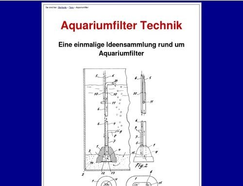 Aquariumfilter Technik