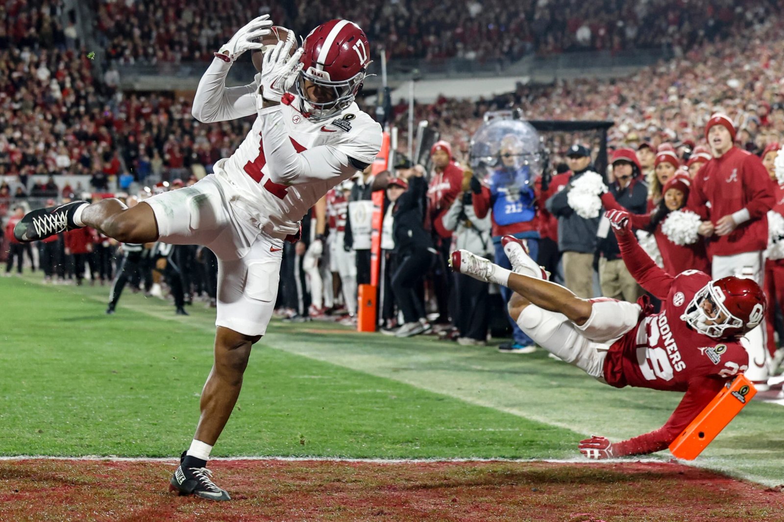 Alabama rallies from 17-point deficit to beat Oklahoma 34-24 in Colle...