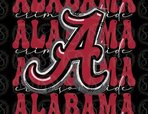 Crimson Tide Design | for Darker Shirts | PNG File Download