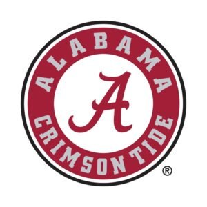 University of Alabama Crimson Tide Sidebar Bling Cell Phone Case for iPhone 15