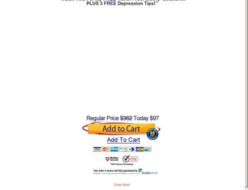 Delete Depression – Fix The Real Causes For Lifetime Relief