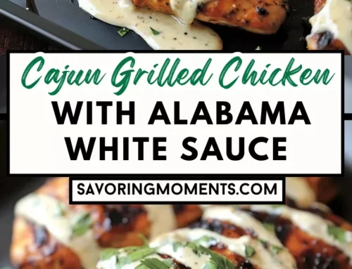 Cajun Grilled Chicken with Alabama White Sauce