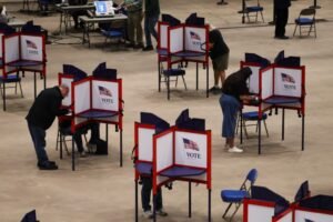 Voters turn out early in force ahead of a pivotal midterm