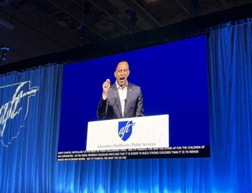 House Dem Leader Jeffries hammers Trump, asks for teachers union help…