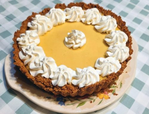 Lemon Custard Pie with Graham Cracker Crust
