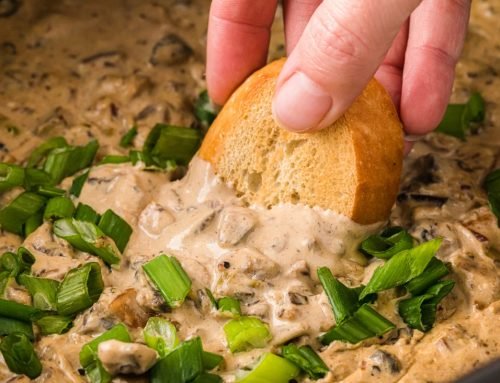 Slow Cooker Stuffed Mushroom Dip