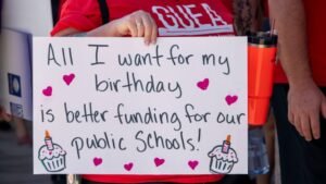 Arizona, ranked 49th, would have to boost school funding by 50% just …