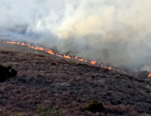 Pyrite fire erupts in Inland Empire, forcing evacuations